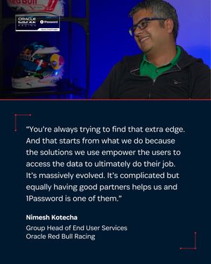 Image post by @1password on Instagram