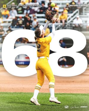 Image post by @MizzouSoftball on Twitter