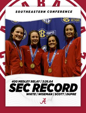 Image post by @AlabamaSwimDive on Twitter