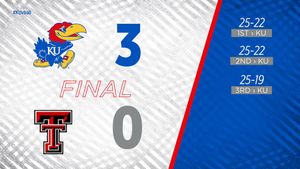 Image post by @KUVolleyball on Twitter
