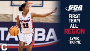 Image post by @catawba_wbb on Twitter