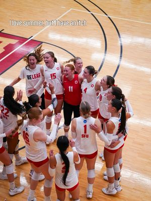 Image post by @sfu_volleyball on Instagram