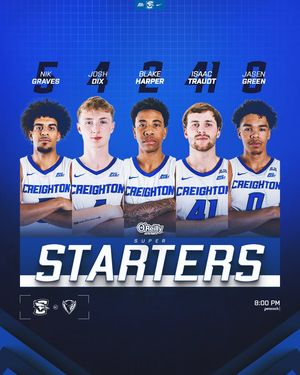 Image post by @Creighton Men's Basketball on Facebook