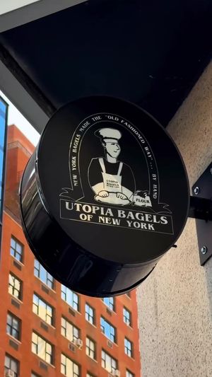 Video post by @utopiabagels on TikTok