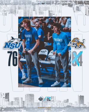 Image post by @NSU_MBasketball on Twitter