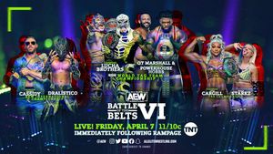 Image post by @AEW on Twitter