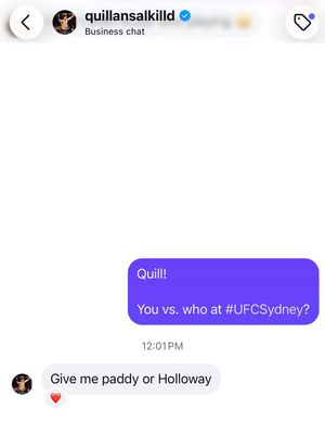 Image post by @ufcanz on Instagram