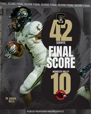 Image post by @servite_sports on Instagram