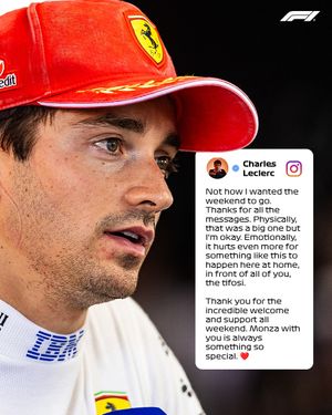 Image post by @f1 on Instagram