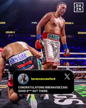 Image post by @daznboxing on Instagram
