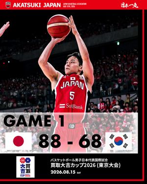 Image post by @japan_basketball on Instagram