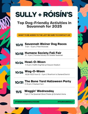 Image post by @thesavannahwolfhound on Instagram