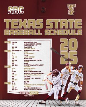 Image post by @TxStateBaseball on Twitter