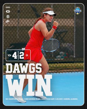 Image post by @ugawomenstennis on Instagram