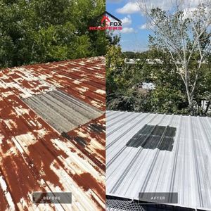 Image post by @redfoxroofers on Facebook