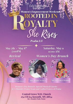 Image post by @Central Grove M.B. Church on Facebook