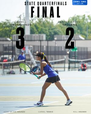 Image post by @carmelhsgirlstennis on Instagram