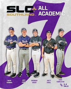 Image post by @sfa.baseball on Facebook