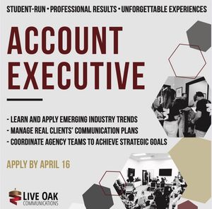 Image post by @LiveOakCommunications on Facebook