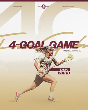 Image post by @fsu_wlax on Instagram