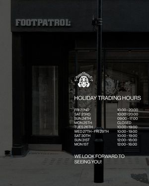 Image post by @Footpatrol_ldn on Twitter