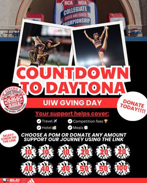 Image post by @uiwcheer on Instagram