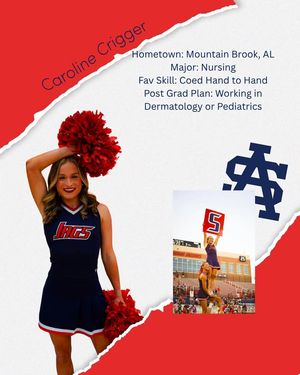 Image post by @southalabama.cheerleading on Facebook