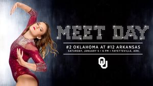 Image post by @OklahomaWGymnastics on Facebook