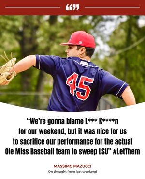 Image post by @olemissclubbaseball on Instagram