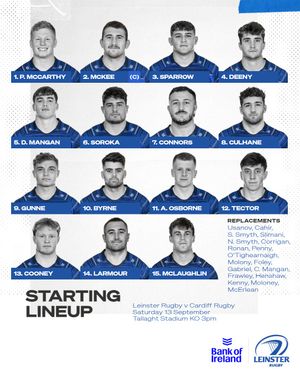 Image post by @leinsterrugby on Instagram