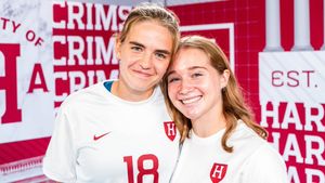 Image post by @Harvard_WSoccer on Twitter