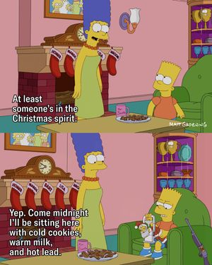 Image post by @thesimpsons on Instagram