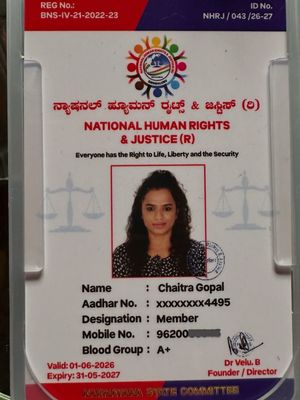 Image post by @officialchaitragopal on Instagram