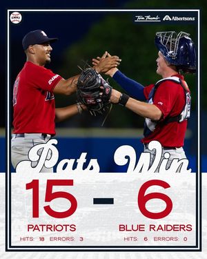 Image post by @DBUPatriotBaseball on Facebook