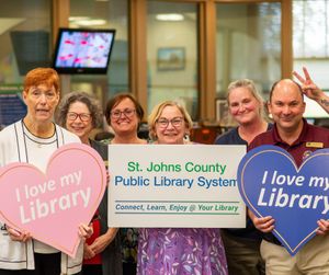 Image post by @stjohnscountylibrary on Instagram