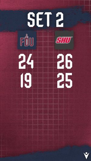 Image post by @FDUKnightsWVB on Twitter