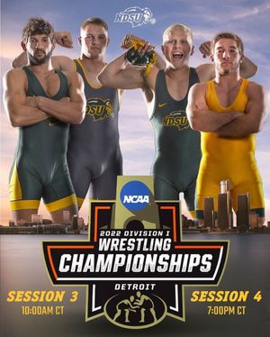 Image post by @ndsuwrestling on Instagram