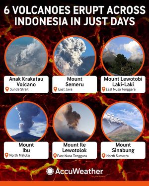 Image post by @AccuWeather on Facebook