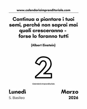 Image post by @calendarioimprenditoriale on Instagram