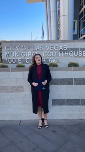 Video post by @Allycia Murphy for Las Vegas Municipal Court, Department 2 on Facebook
