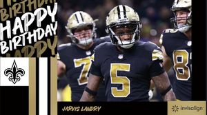 Image post by @Saints on Twitter