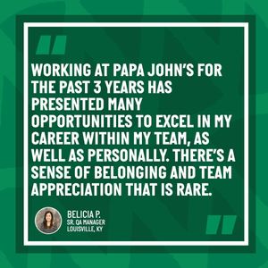 Image post by @papajohns on Instagram