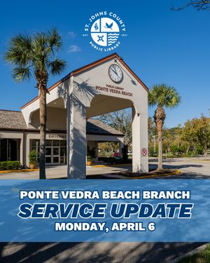 Image post by @stjohnscountylibrary on Instagram