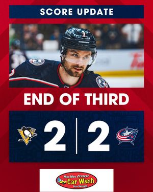 Image post by @BlueJacketsNHL on Twitter