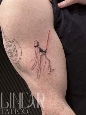 Image post by @christina.lineartattoo on Instagram