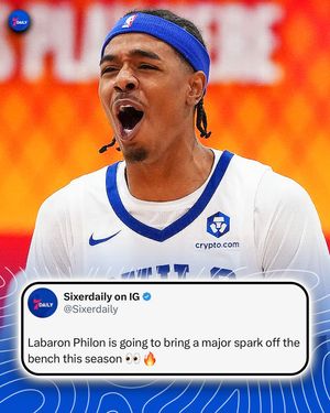 Image post by @sixerdaily on Instagram