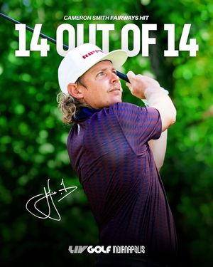 Image post by @livgolfleagueofficial on Facebook