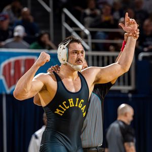 Image post by @umichwrestling on Instagram