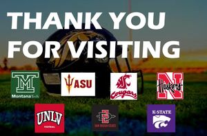 Image post by @CasteelFootball on Twitter