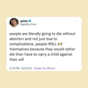 Image post by @gabbyfrostdesigns on Facebook